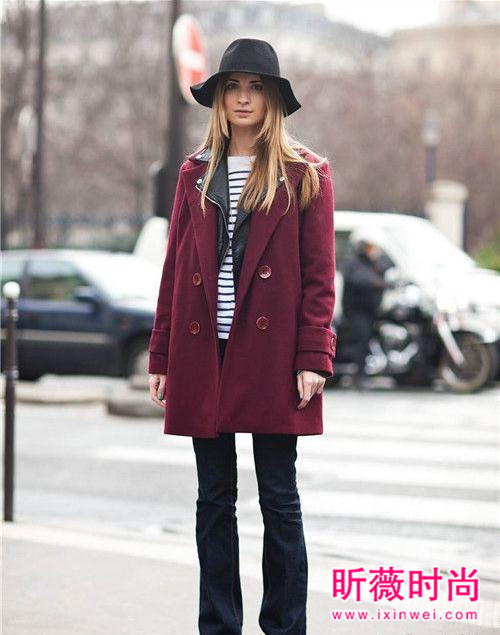 酒红色大衣怎么穿?优雅时髦有质感大衣穿搭 酒红色大衣怎么穿?优雅时髦有质感大衣穿搭