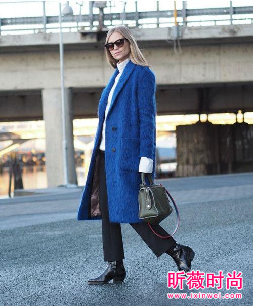 冬季最流行高领衫+大衣 时尚优雅气质完美搭配