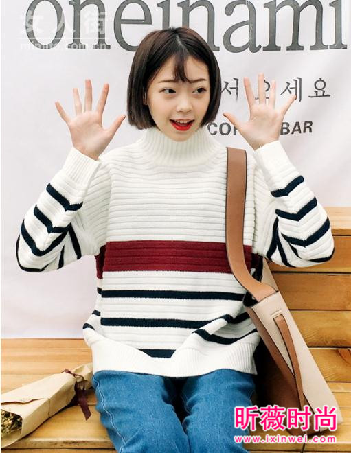 脸小脖子长的美女们 半高领毛衣刚刚好的温暖 脸小脖子长的美女们 半高领毛衣刚刚好的温暖