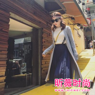 秋季女神范针织开衫穿搭 日系可爱妹纸的必备之选