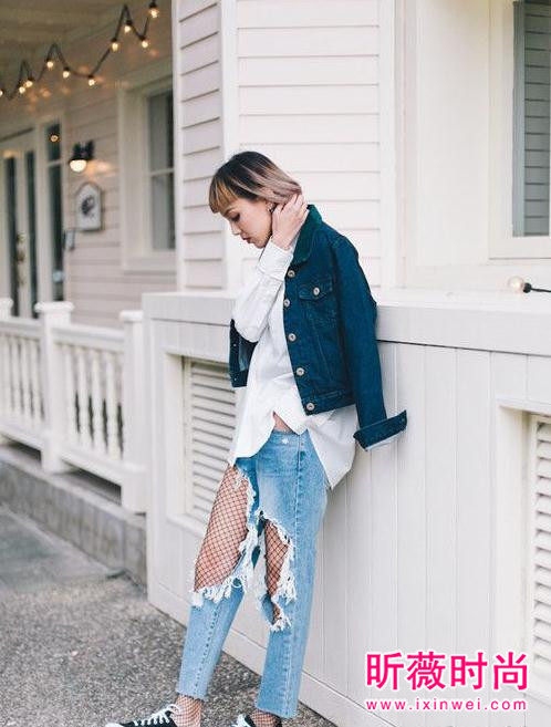 时尚韩范儿球鞋混搭 看似简单却很时髦