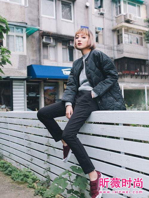 时尚韩范儿球鞋混搭 看似简单却很时髦