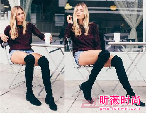 冬季过膝长筒弹力靴 时尚气质款百搭最显腿长