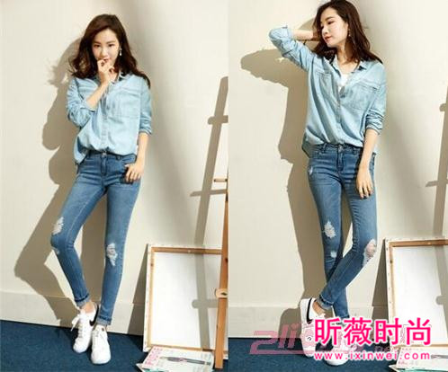 办公室白领长袖衬衫 轻松演绎职场OL范儿