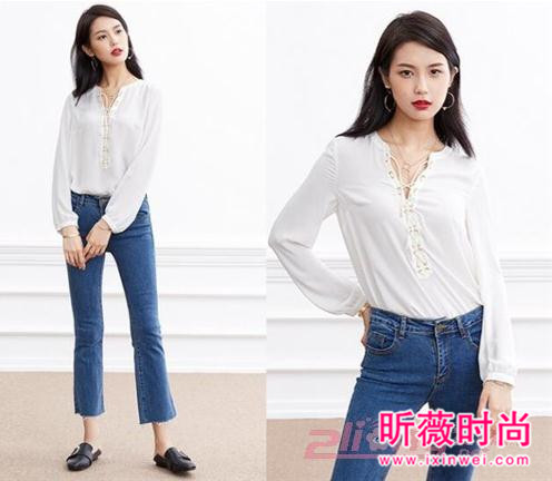 办公室白领长袖衬衫 轻松演绎职场OL范儿