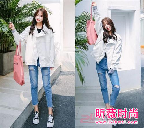 新款修身夹克小外套 时尚帅气其实很简单