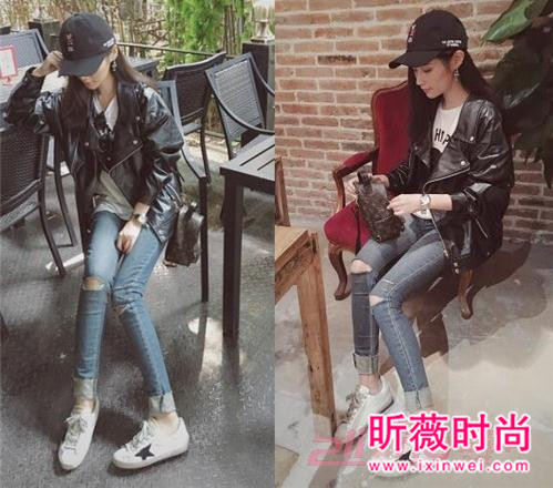 新款修身夹克小外套 时尚帅气其实很简单