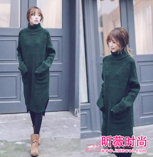 新款套头打底长袖针织衫 甜美感爆棚温柔小女人味