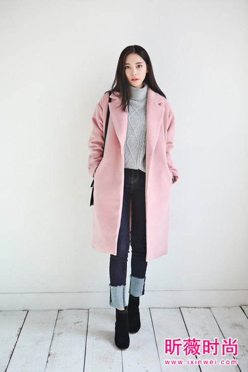 冬天的街头是大衣的秀场 最新时尚韩版女装穿搭秀