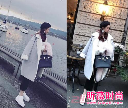 茧型大衣适合什么人？红色茧型毛呢大衣穿搭