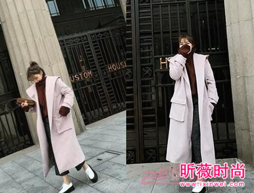 茧型大衣适合什么人？红色茧型毛呢大衣穿搭