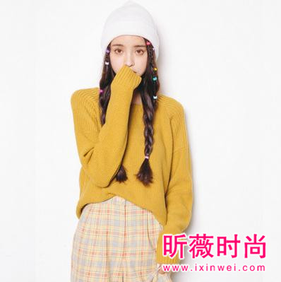 秋季我只喜欢这样的毛衣 简单时尚大气不挑身材