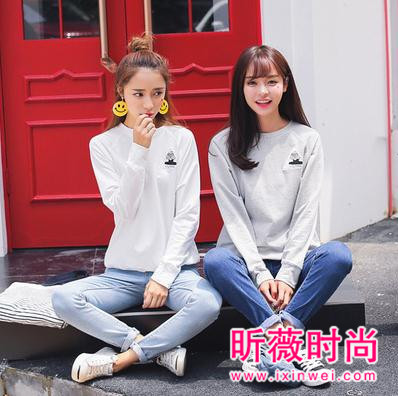 秋季想做个自由的懒姑娘？怎么能少了清新卫衣