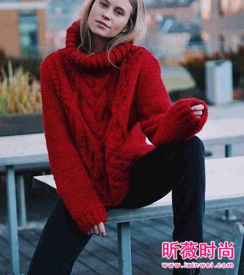 秋冬毛衣花样那么多 还是最爱复古麻花款毛衣 秋冬毛衣花样那么多 还是最爱复古麻花款毛衣