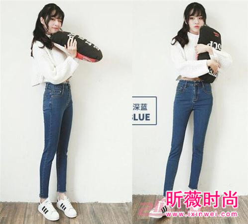 牛仔裤配什么鞋好看？韩版显瘦BF风牛仔裤搭配