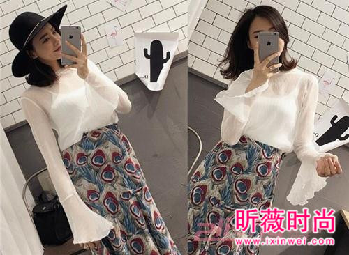 性感透视网状打底衫 流行款尽显你的女人味