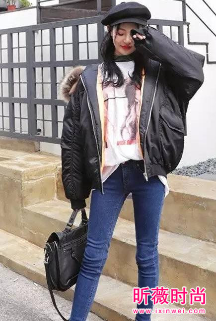 身材娇小的妹子怎么穿？短外套or卫衣搭出时尚感