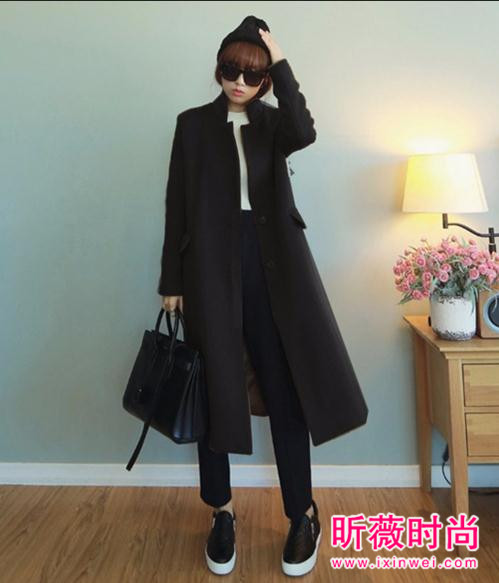 韩国妹子时尚穿搭指南 小清新大衣温度又不失风度