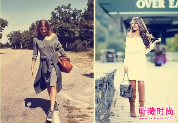 今冬最潮单品露肩毛衣 性感又保暖轻松虏获男神