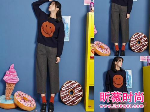 阔腿裤寒冬依然潮 冬季阔腿裤套装保暖御寒
