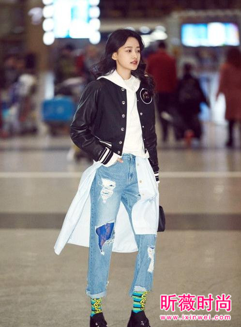 华语女星最新机场街拍 倪妮裹成球何洁狂露腿