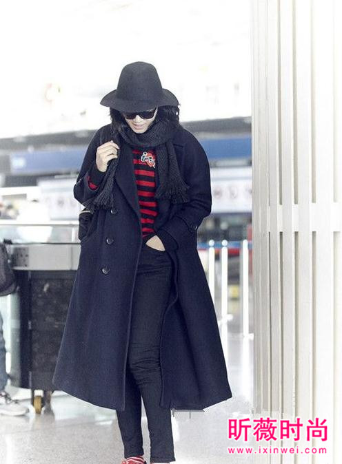 华语女星最新机场街拍 倪妮裹成球何洁狂露腿