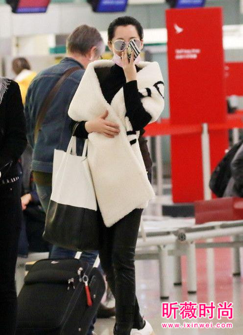 华语女星最新机场街拍 倪妮裹成球何洁狂露腿