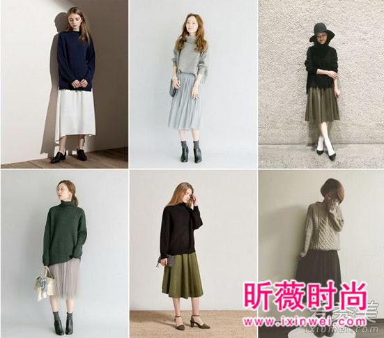 冬季不用担心怎么穿？只要一件高领针织衫完胜