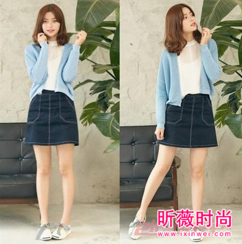 短款针织开衫女外套 随性舒适浓浓的文艺感