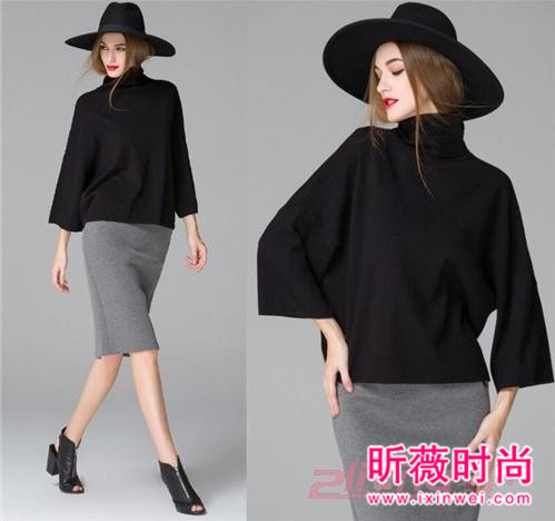 冬季必备的保暖单品 宽松短款羊毛衫显瘦更百搭