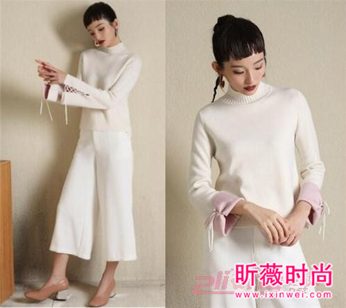 冬季必备的保暖单品 宽松短款羊毛衫显瘦更百搭