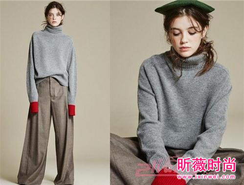 冬季必备的保暖单品 宽松短款羊毛衫显瘦更百搭