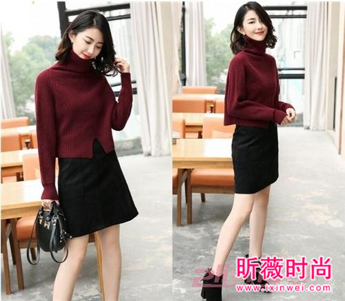 冬季必备的保暖单品 宽松短款羊毛衫显瘦更百搭