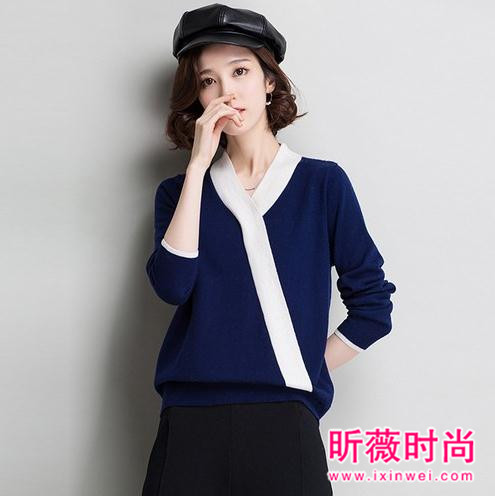 秋冬时尚V领毛衣穿搭 遮肉显瘦效果一级棒 秋冬时尚V领毛衣穿搭 遮肉显瘦效果一级棒