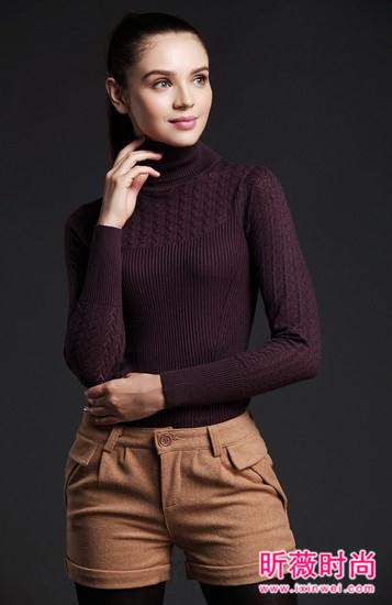 冬

季保暖高领毛衣穿搭 俘获了万千女人的芳心