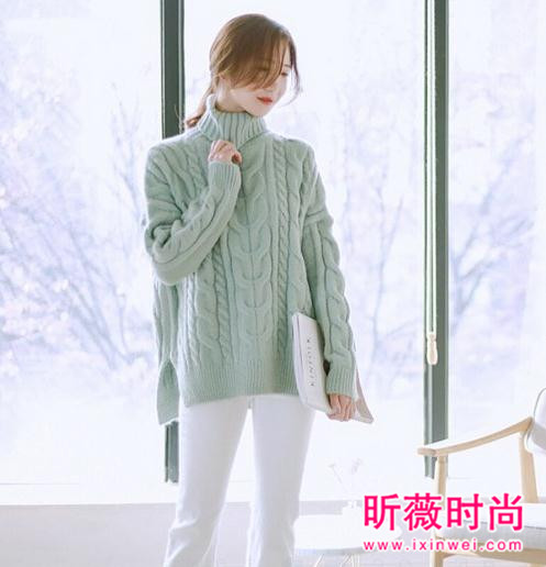 冬

季保暖高领毛衣穿搭 俘获了万千女人的芳心