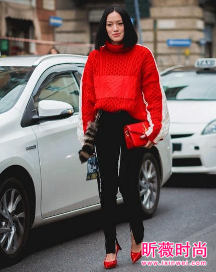 红色服装穿搭指南 新年时髦喜庆都要兼顾