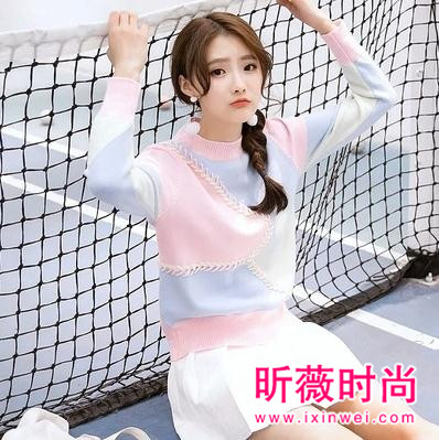 冬日时尚唯美毛衣 做一个青春美少女