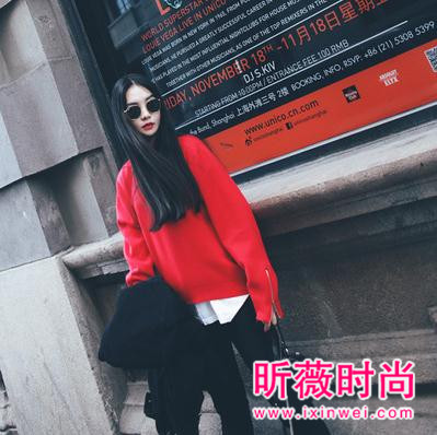 冬季大衣再美也需要一款美美的针织衫来配