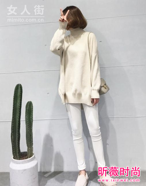 逛街来一件时尚毛衣 穿起来减龄又有范儿
