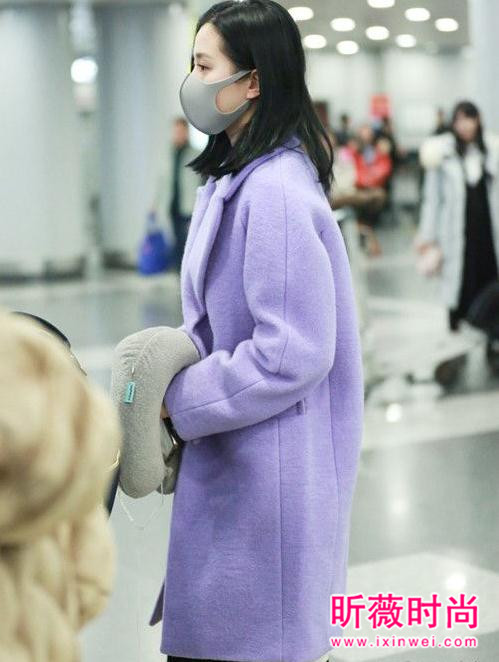 女星最新时尚机场街拍 刘诗诗低调气质出众