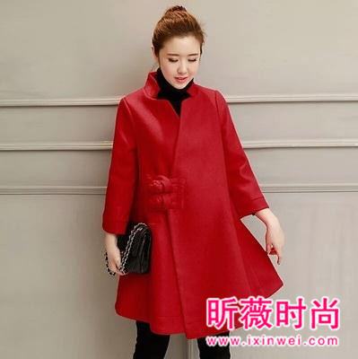 时尚红色毛呢大衣 带你红红火火过大年 时尚红色毛呢大衣 带你红红火火过大年