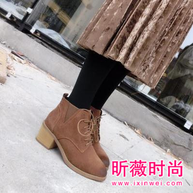 衣橱必备时尚短靴 百搭简约大气显瘦