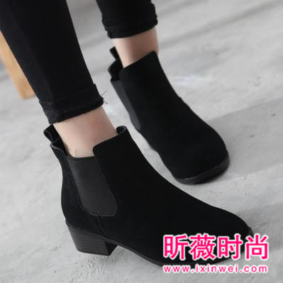 衣橱必备时尚短靴 百搭简约大气显瘦