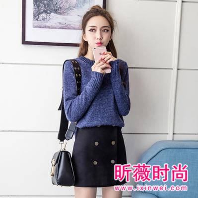 冬日大衣内搭打底 最美不过时尚针织衫