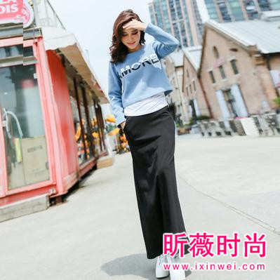 清新韩范半身裙穿搭 绝不能错过半身长裙的美 清新韩范半身裙穿搭 绝不能错过半身长裙的美