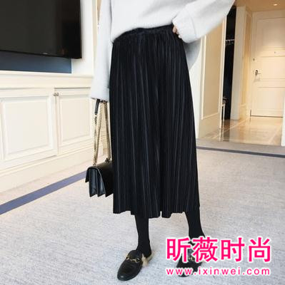 清新韩范半身裙穿搭 绝不能错过半身长裙的美