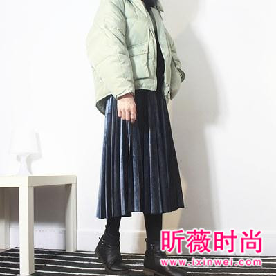 清新韩范半身裙穿搭 绝不能错过半身长裙的美