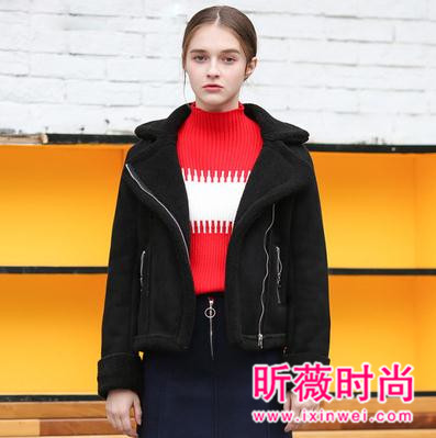 时尚大气的麂皮绒单品 比呢子大衣还要火