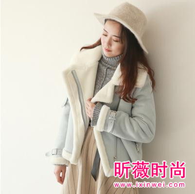 时尚大气的麂皮绒单品 比呢子大衣还要火